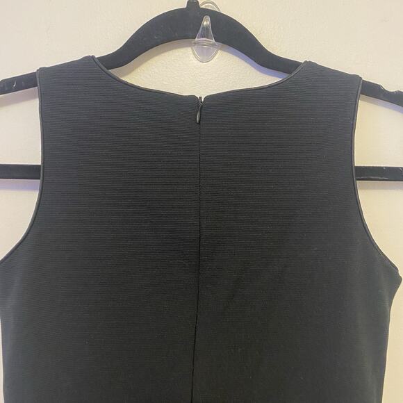 Jennie & Me Girl 10 Holiday Festive Party Dress Black Ruffle Bow Flower Slevless - Picture 8 of 8